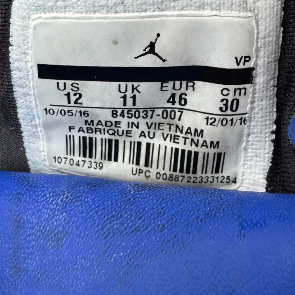 Nike Air Jordan 31 XXXI Men‎ SZ 12 Basketball Shoes Royal Blue Black Sneakers